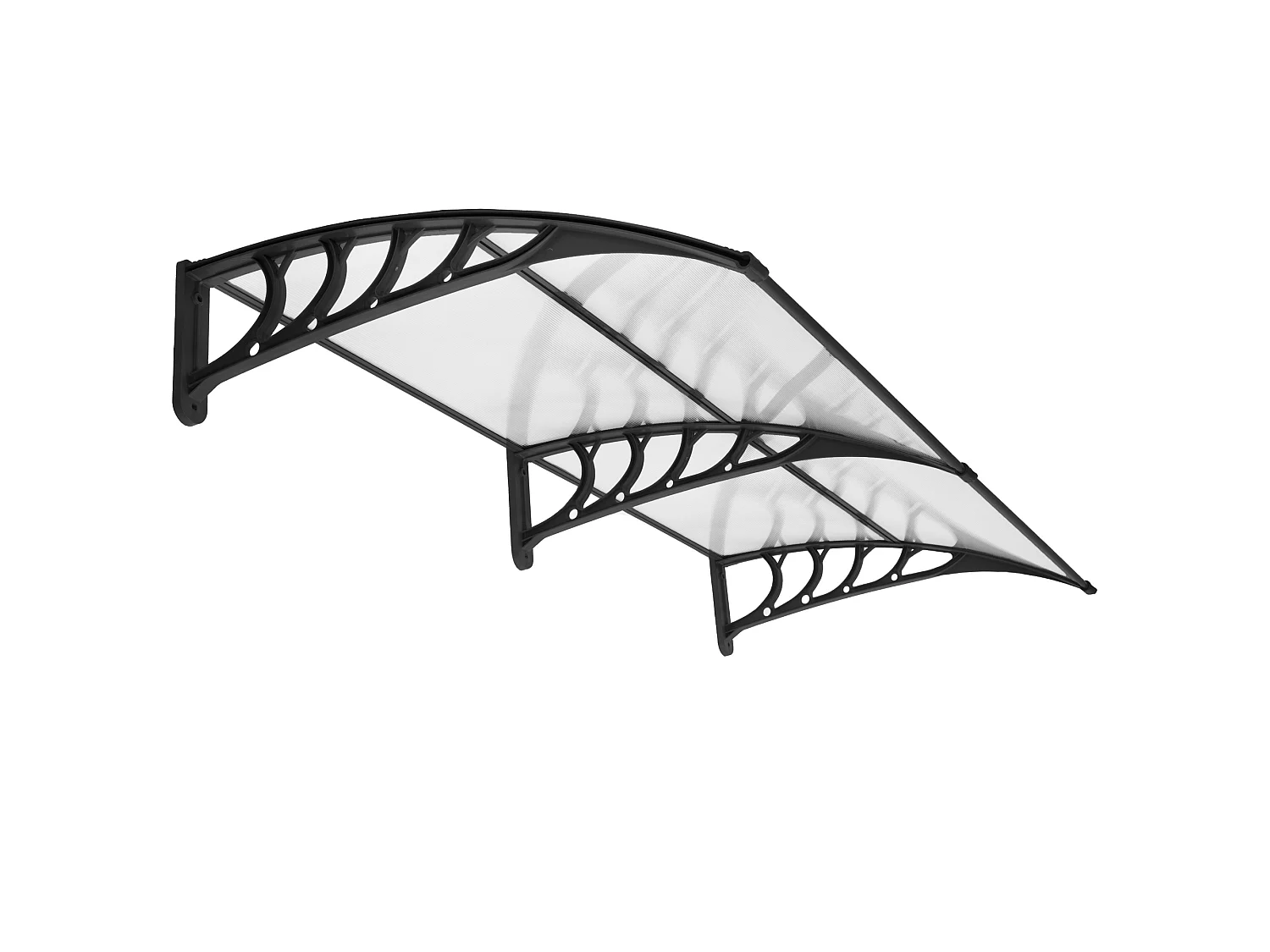 Auvent au-dessus de la porte balcon protection contre la pluie