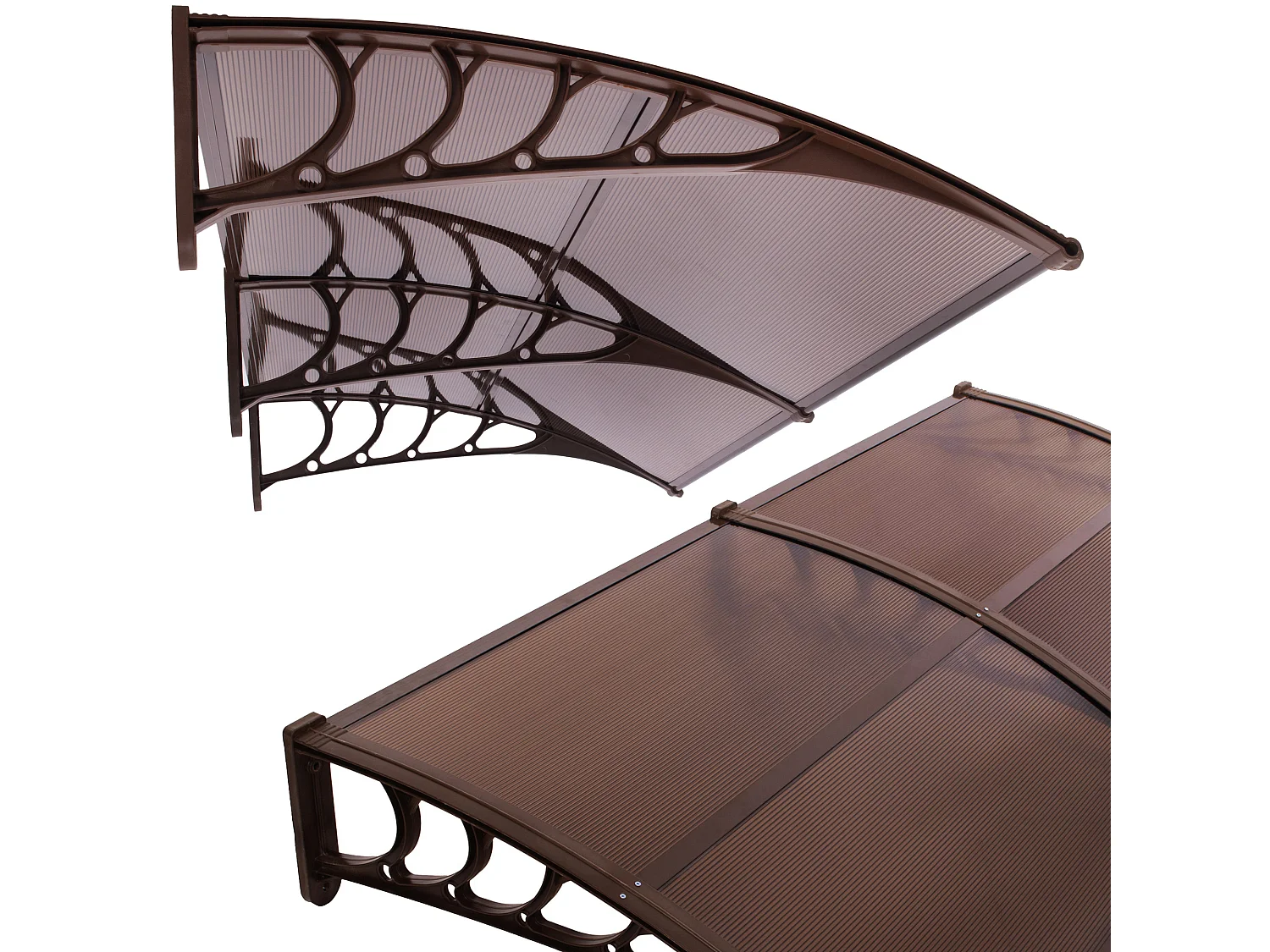 Auvent au-dessus de la porte balcon protection contre la pluie
