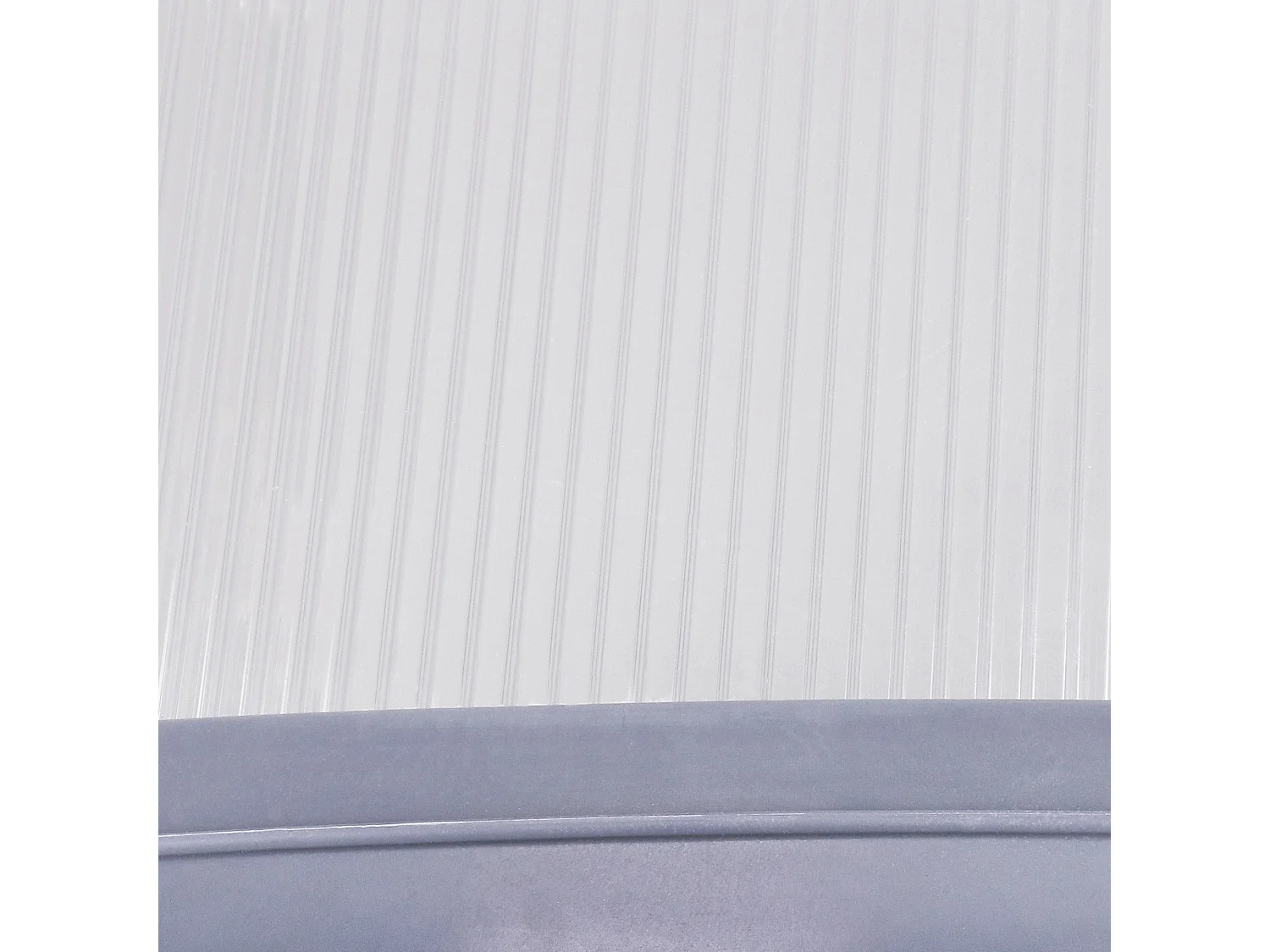 Auvent pour porte d'entrée auvent courbé 150 x 75 x 23 cm