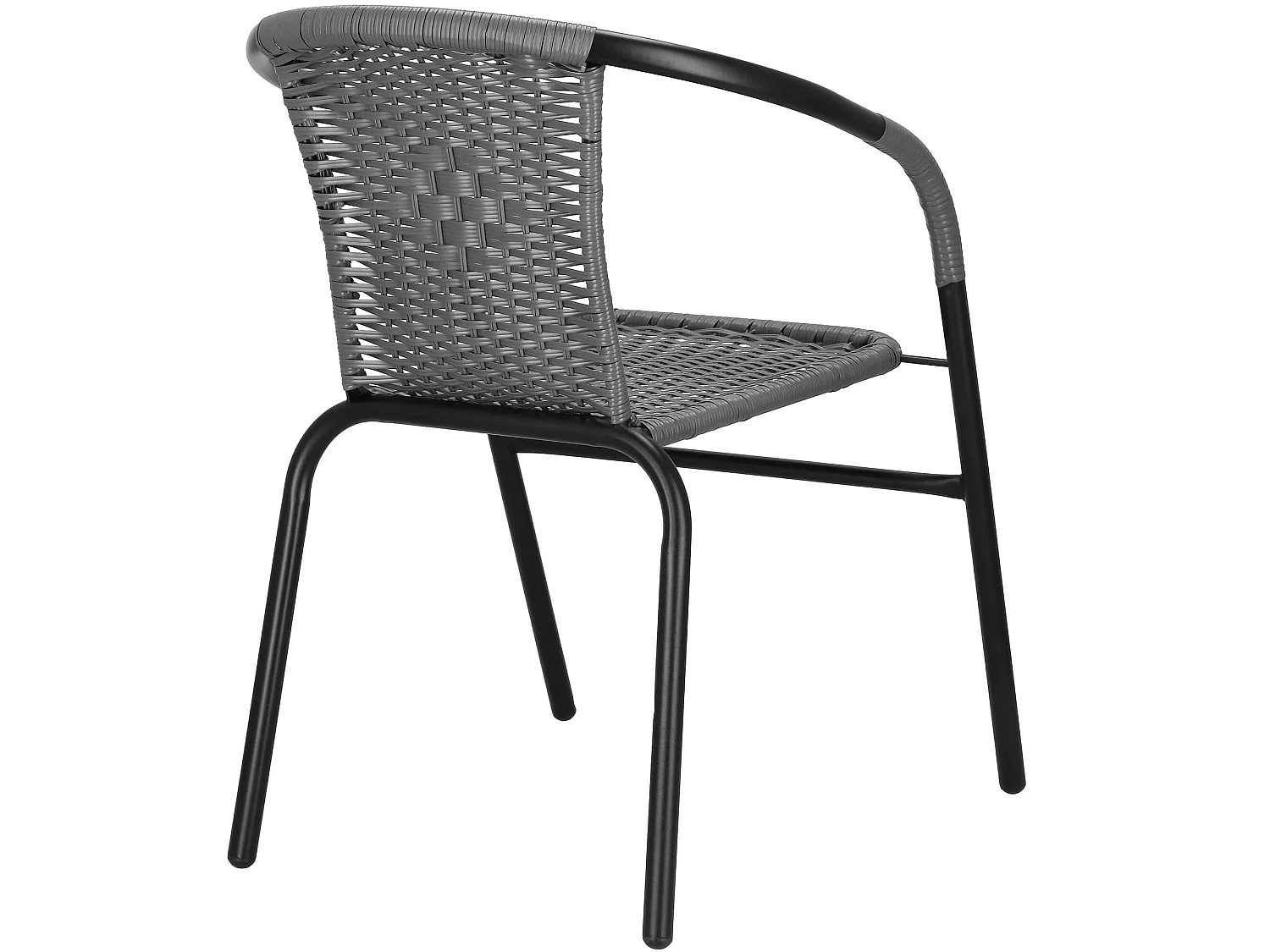 Chaise de jardin chaise bistrot chaise en osier 54 x 53 x 73 cm