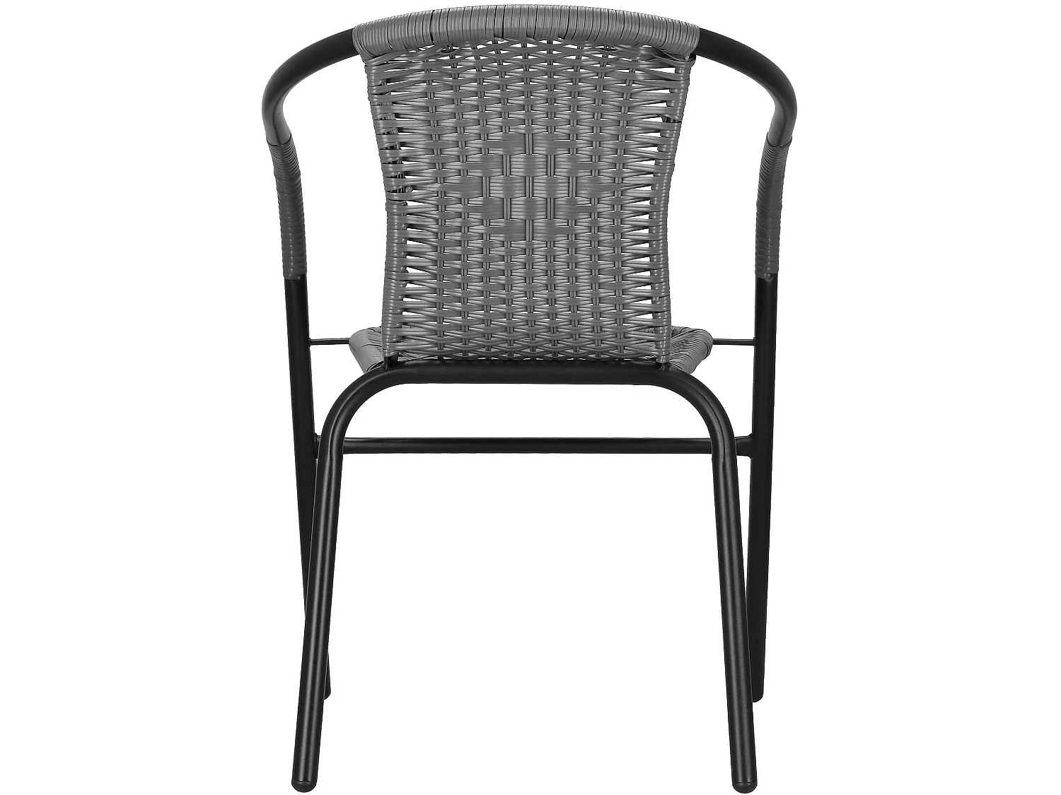 Chaise de jardin chaise bistrot chaise en osier 54 x 53 x 73 cm