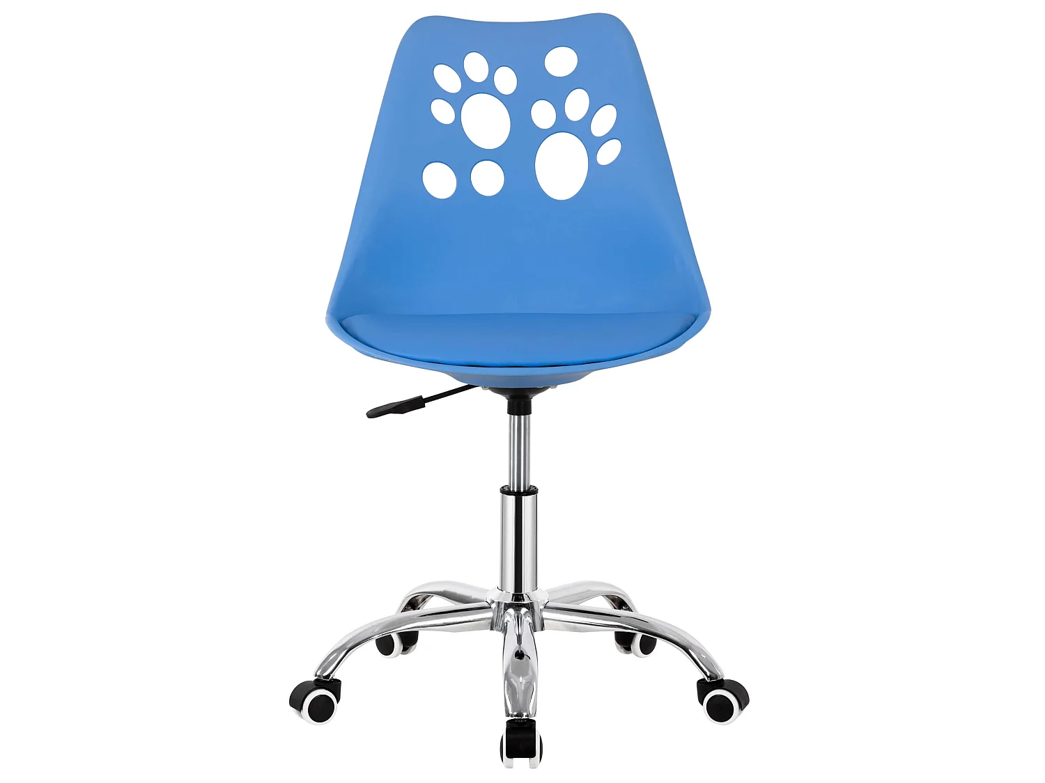 Chaise de bureau pour enfant – chaise de bureau pivotante avec réglage en hauteur, bleu