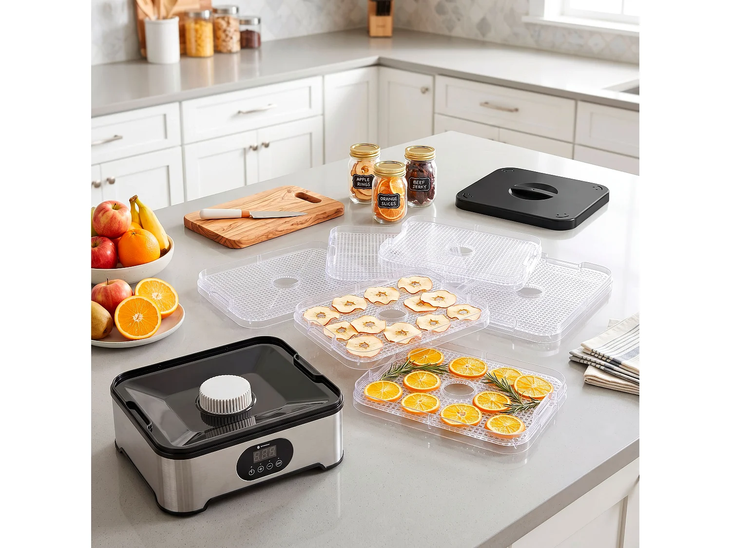 Deshidratador de alimentos Springos® – 6 bandejas, 400 W