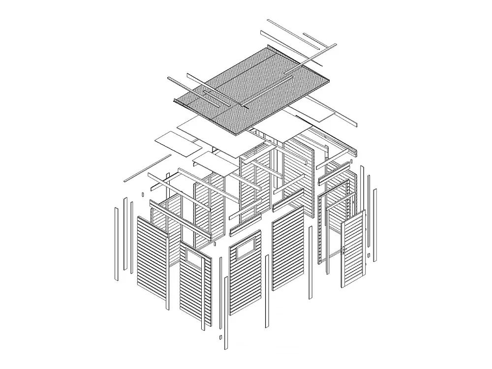 Wooden Garden Shed - 6.18 m² / 202x306xH210 cm - M326F2