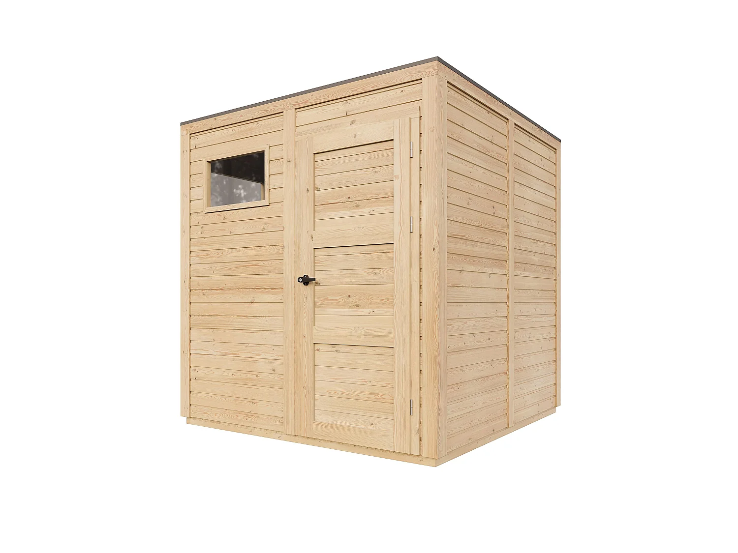 Wooden Garden Shed with Floor - 4,20 m² / 202x208xH216 cm - M325F2+M325G