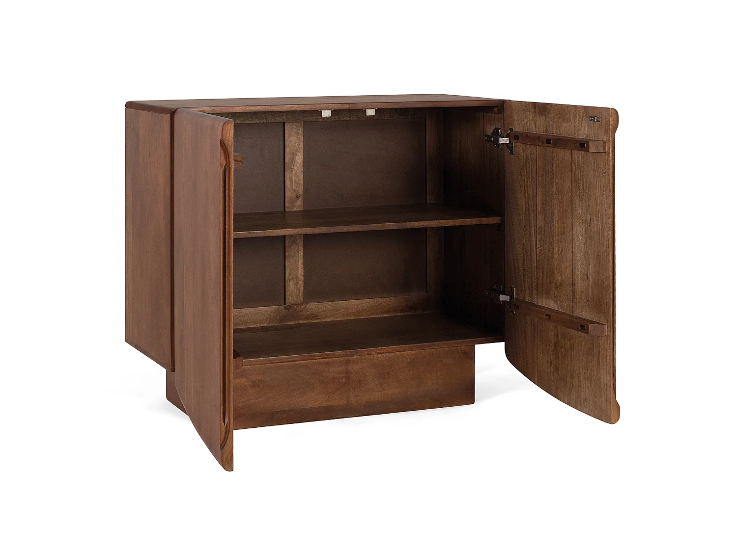 Buffet en Bois de Manguier 90 cm Style Scandinave Japandi