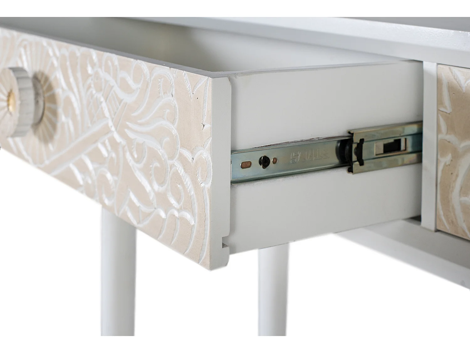 Consoletafel van mangohout, 140 cm, moderne mediterrane stijl