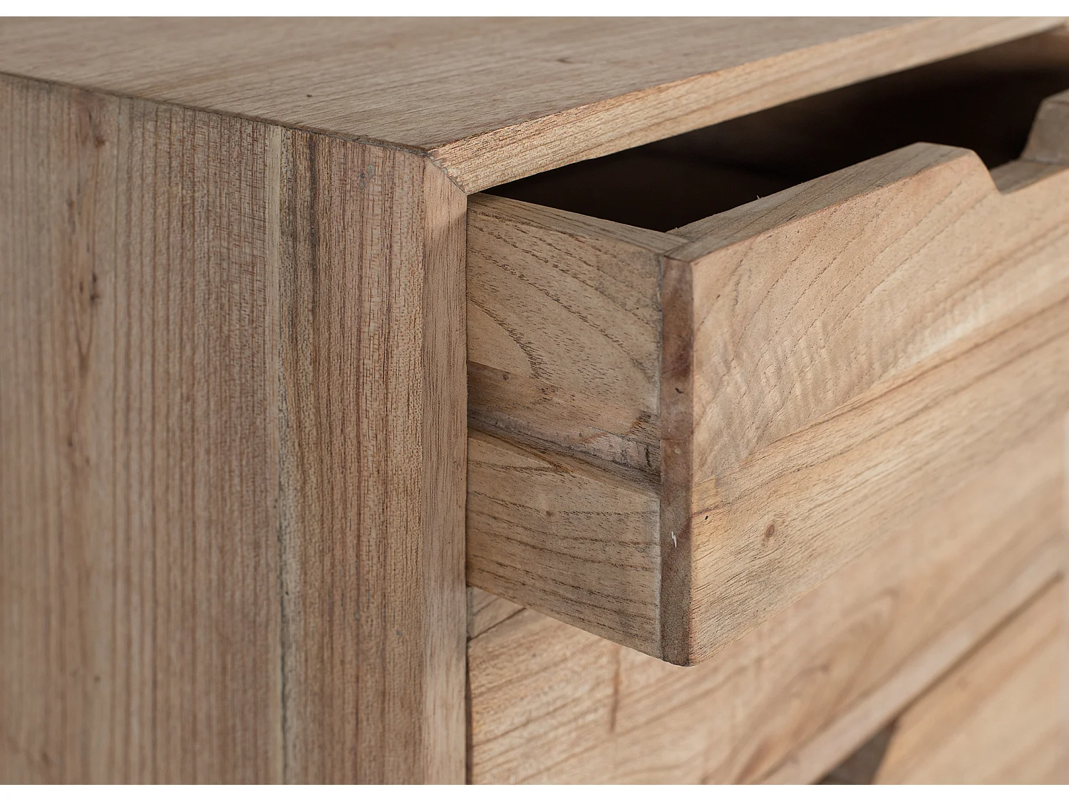 Mindi Nachttisch aus Holz, 43 cm, moderner Stil