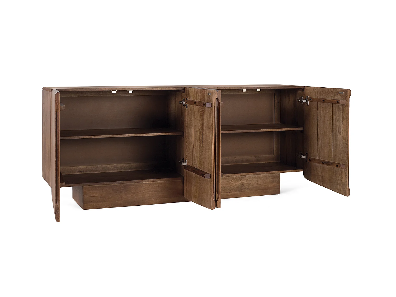 Buffet en Bois de Manguier 180 cm Style Scandinave Japandi