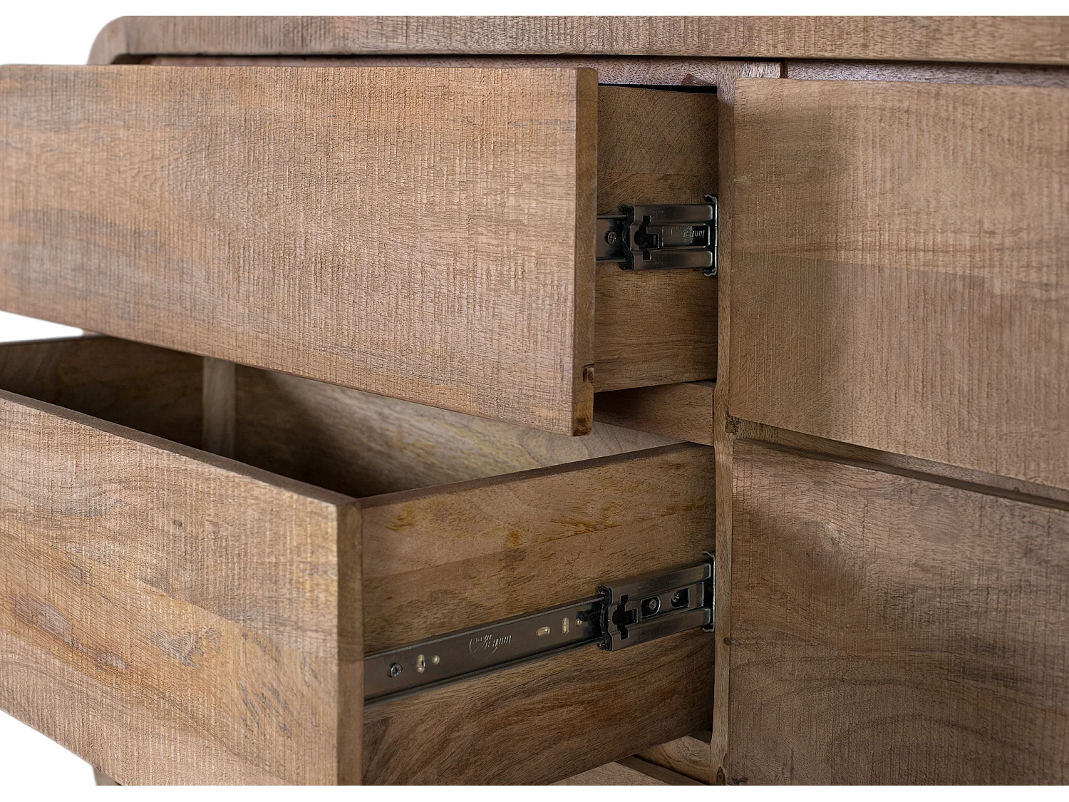 Buffet en Bois de Manguier 130 cm Style Scandinave Contemporain
