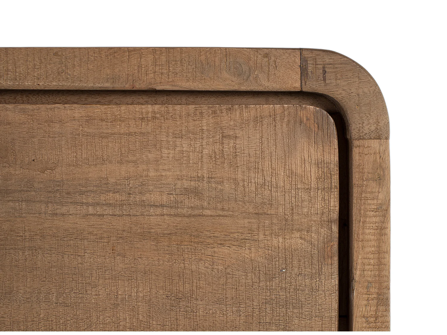 Buffet en Bois de Manguier 130 cm Style Scandinave Contemporain