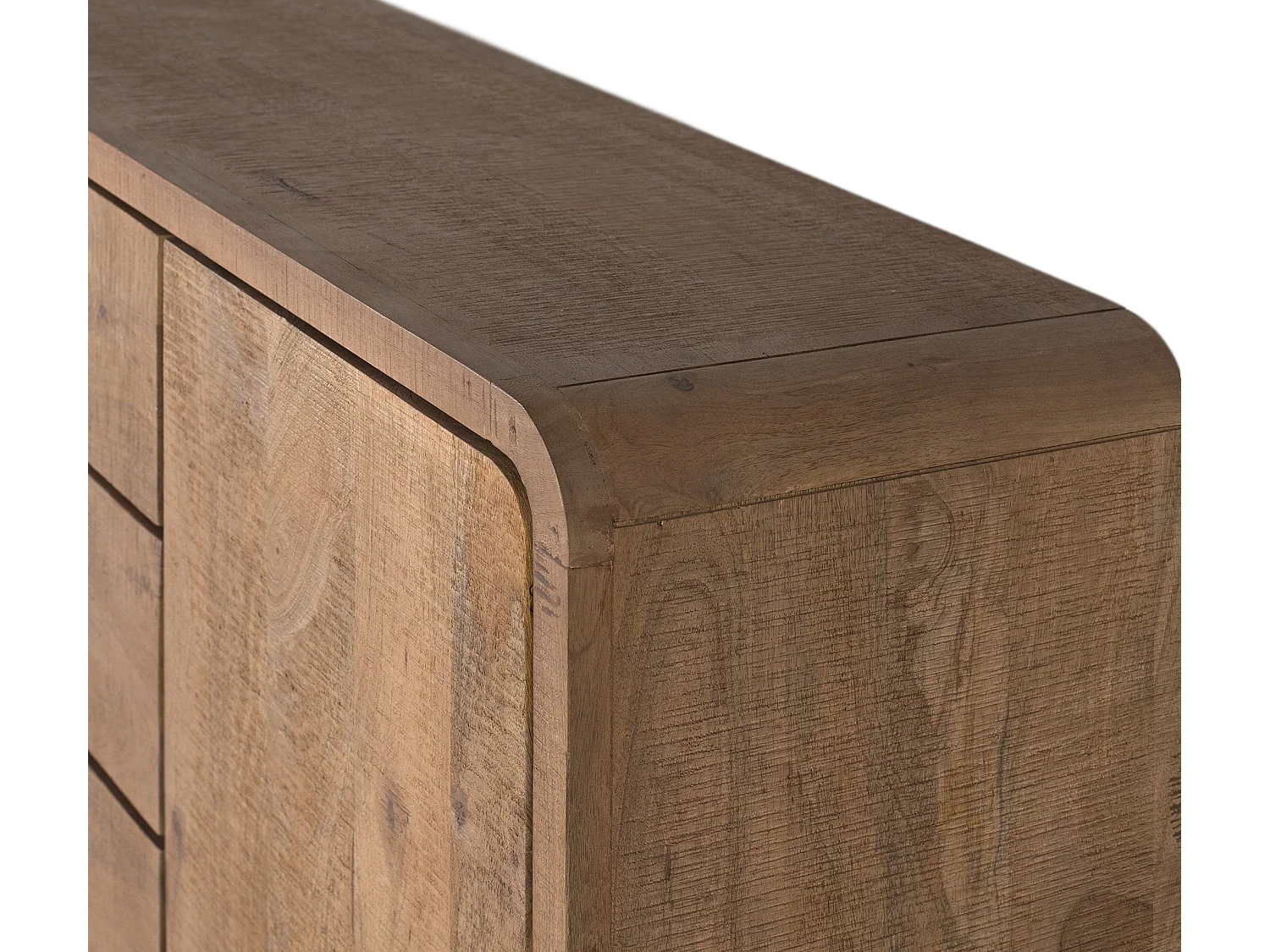 Buffet en Bois de Manguier 180 cm Style Scandinave Contemporain