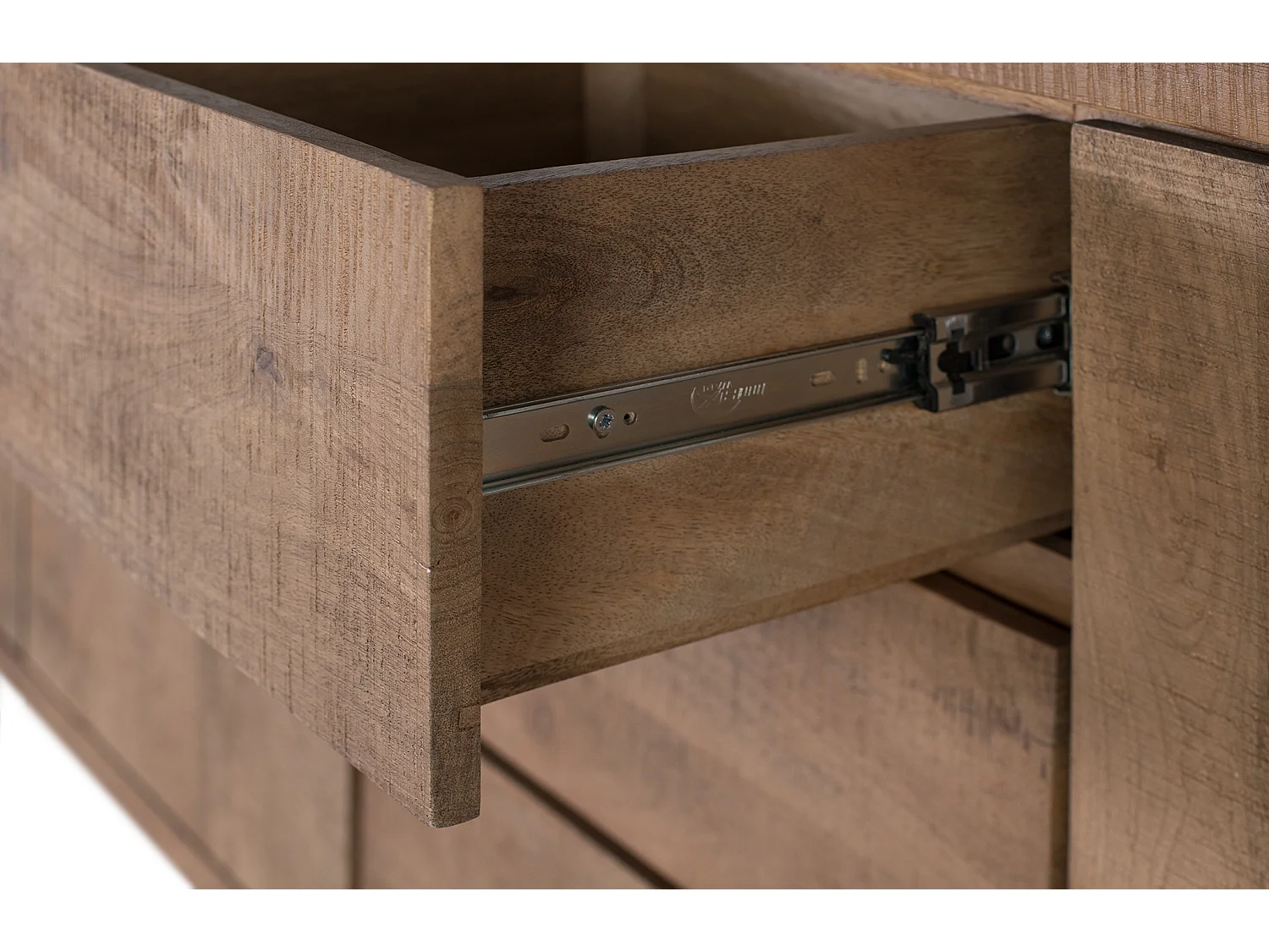 Buffet en Bois de Manguier 180 cm Style Scandinave Contemporain