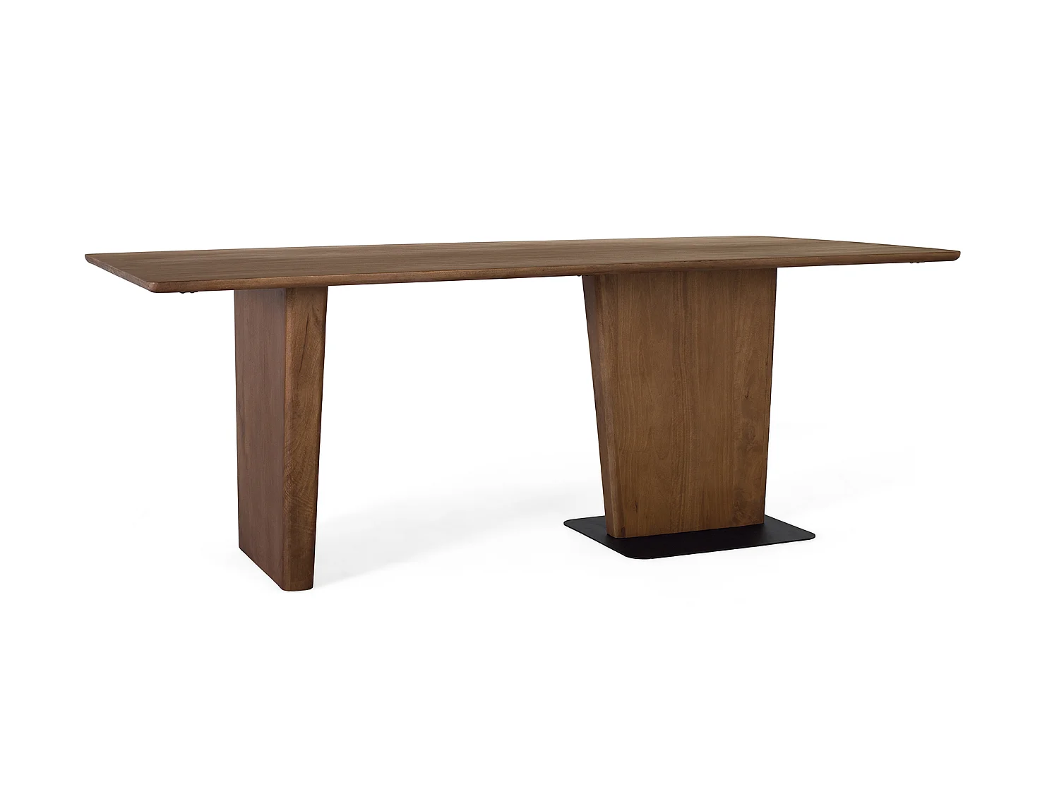 Eettafel van mangohout, 200 cm, Scandinavische stijl, Japandi