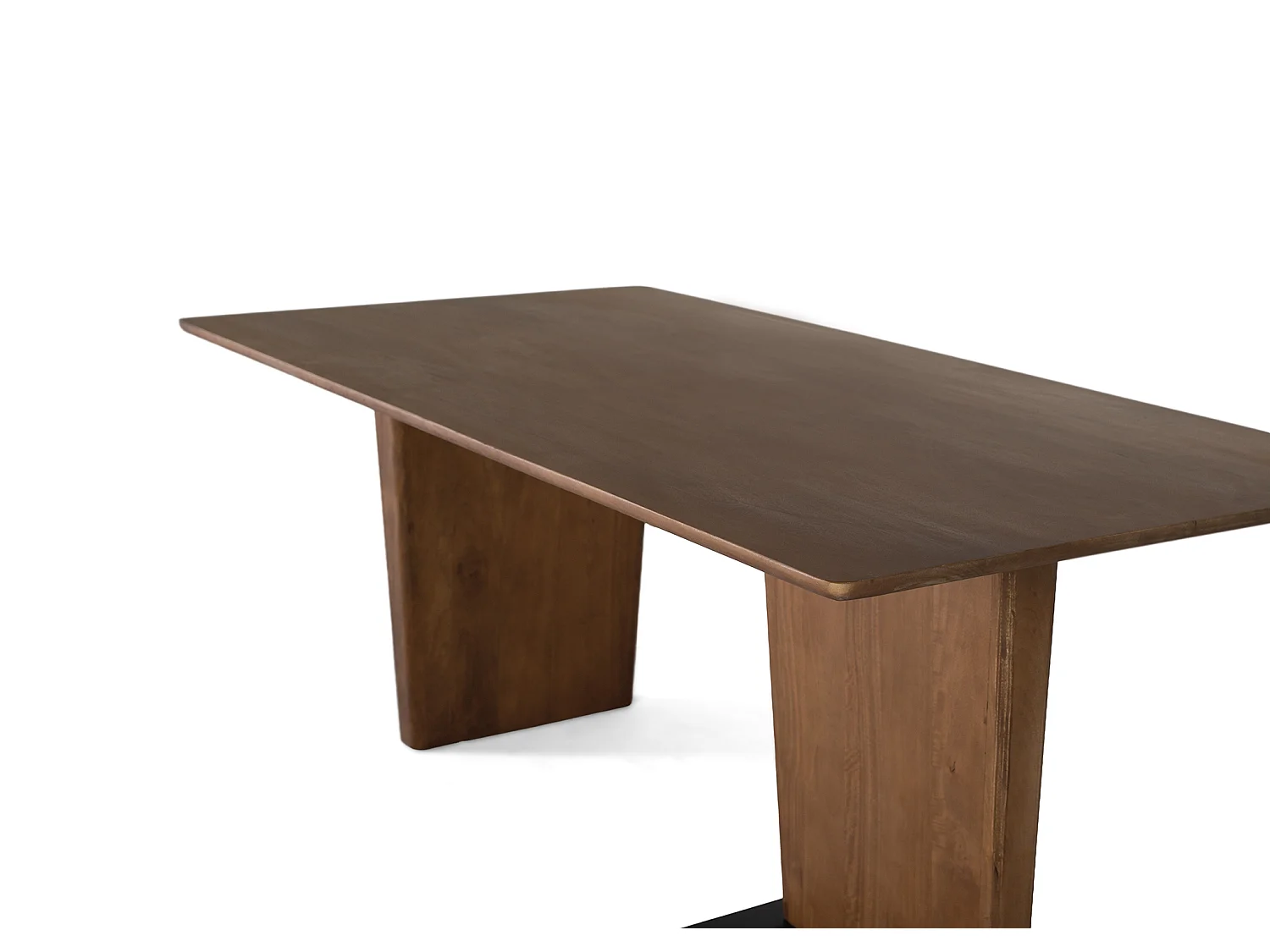 Eettafel van mangohout, 200 cm, Scandinavische stijl, Japandi