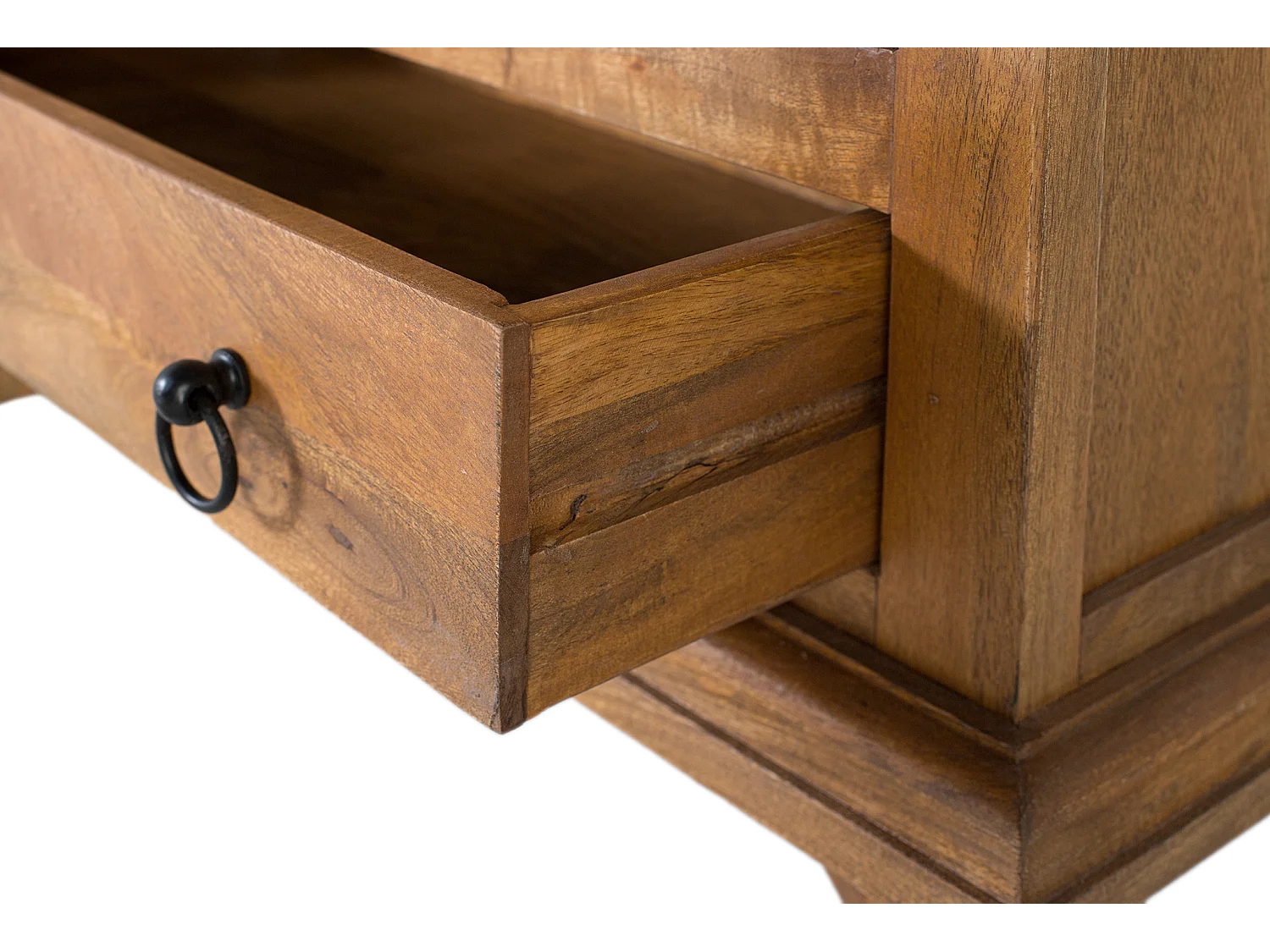 Kleiderschrank aus Mangoholz, 85 cm, im ethnischen Kolonialstil