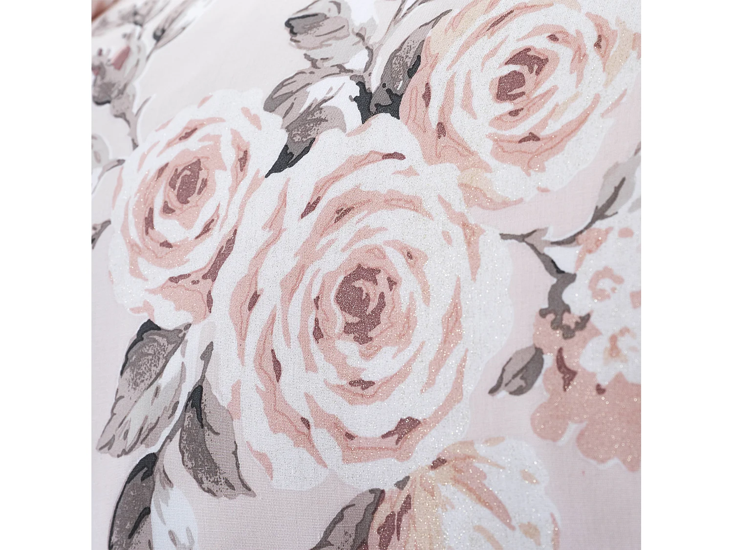 Catherine Lansfield Canterbury Floral 66x72 Inch Lined Eyelet Curtains Two Panels Blush Pink