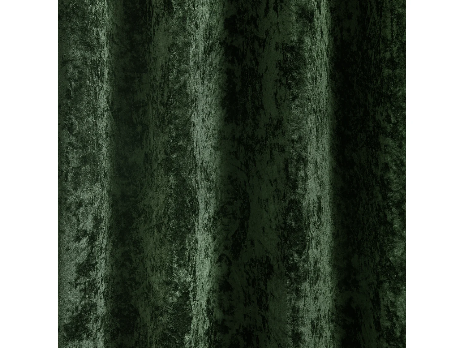 Catherine Lansfield Crushed Velvet 66x90 Inch Lined Eyelet Curtains Two Panels Olive Green