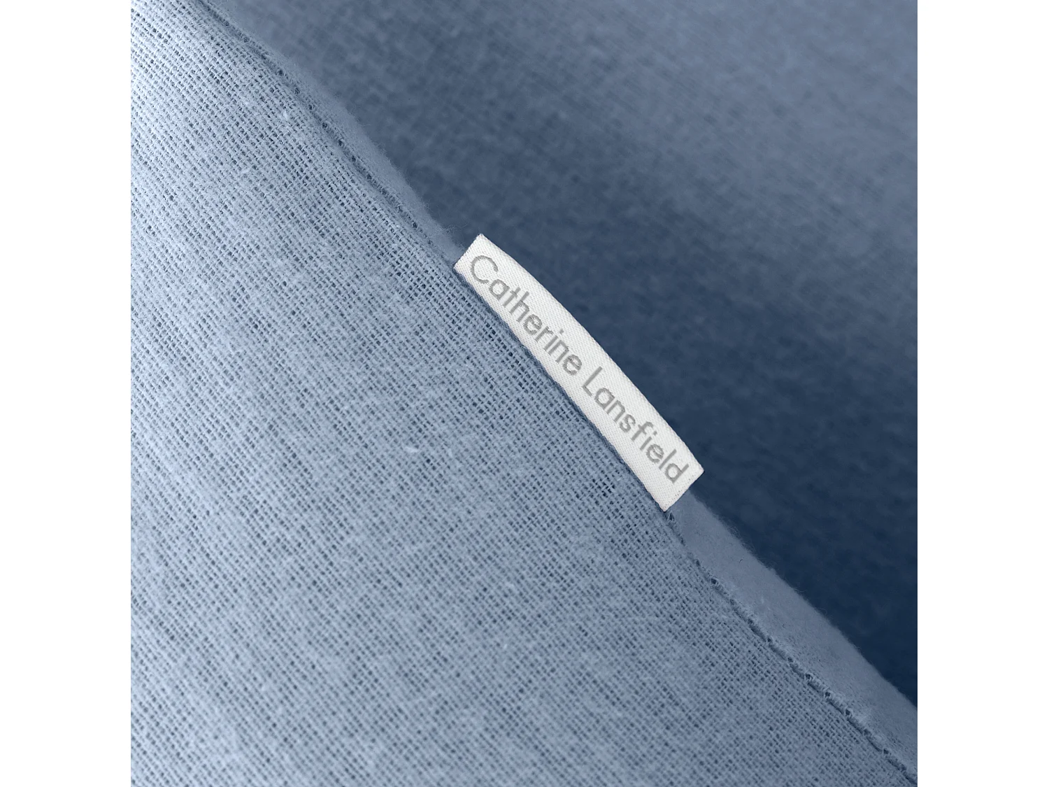 Catherine Lansfield Brushed Cotton King Duvet Cover Set with Pillowcases Blue