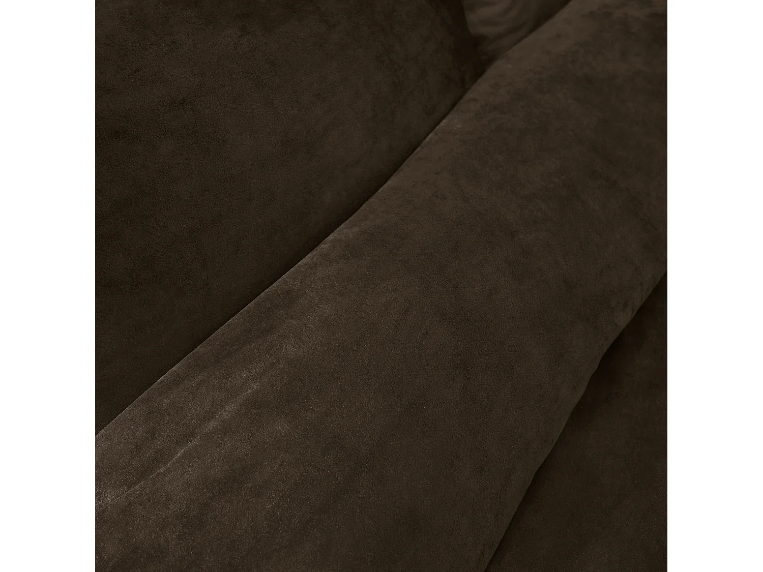 Catherine Lansfield Kingsley Soft Matt Velvet Single Duvet Cover Set with Pillowcase Chocolate