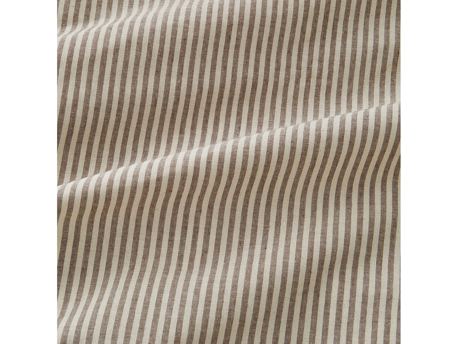 Pineapple Elephant Cotton Rich Narrow Woven Stripe King Duvet Cover Set with Pillowcases Mole