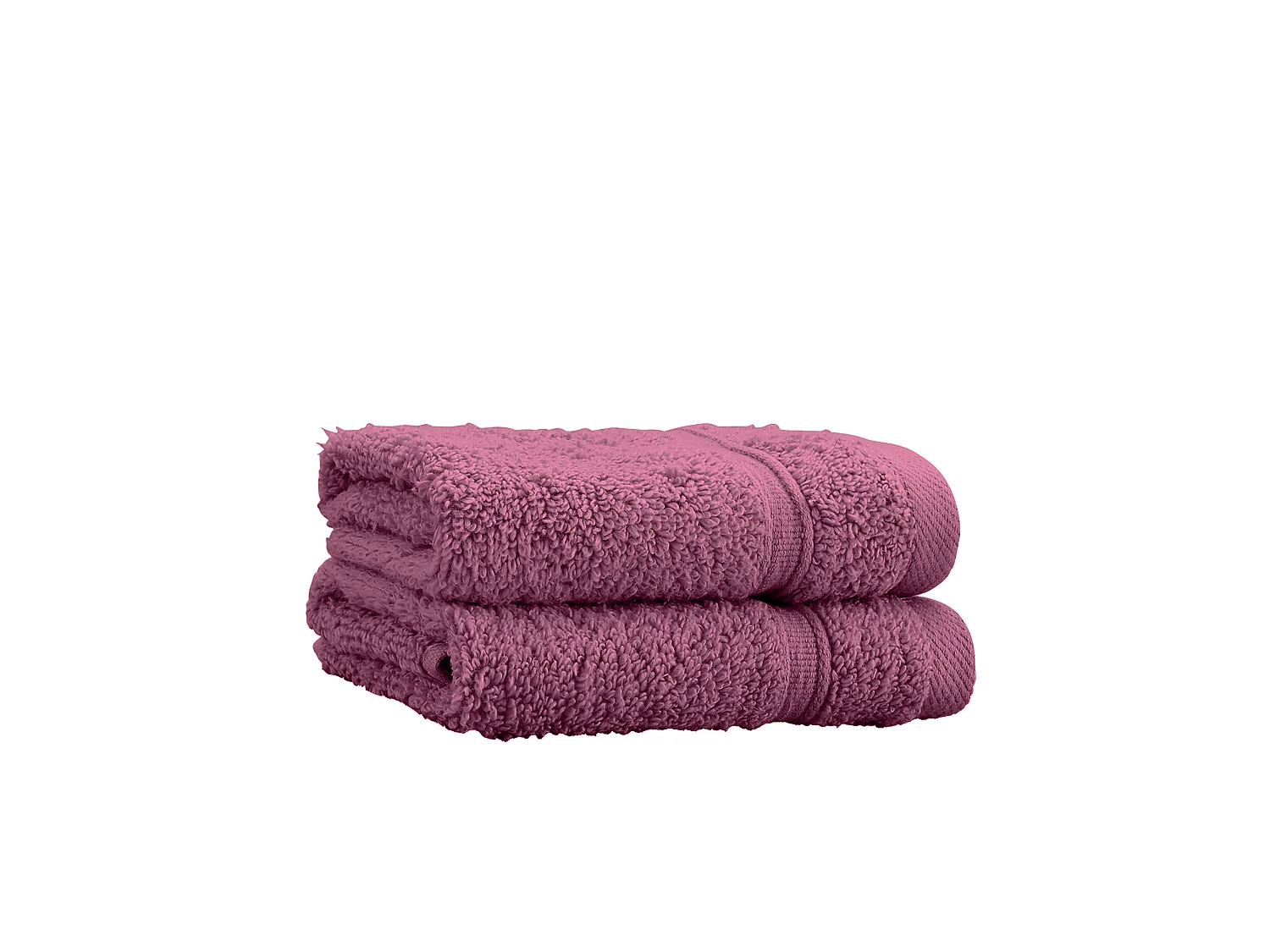 Catherine Lansfield Zero Twist Cotton 30x30cm Face Cloth Pair Raspberry