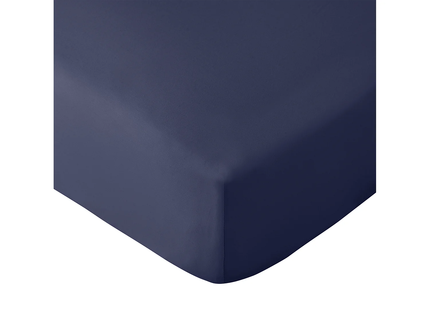 Catherine Lansfield So Soft Non-Iron Single Fitted Sheet Navy Blue