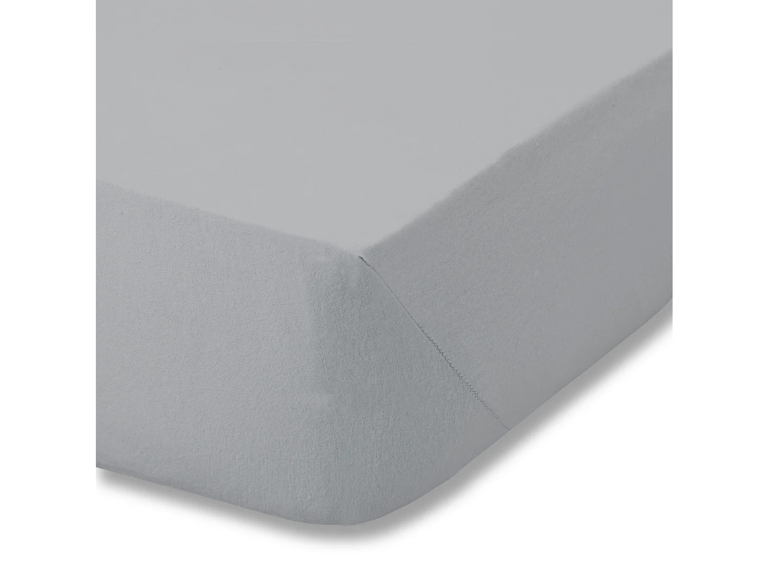 Catherine Lansfield Brushed Cotton Single Fitted Sheet Grey