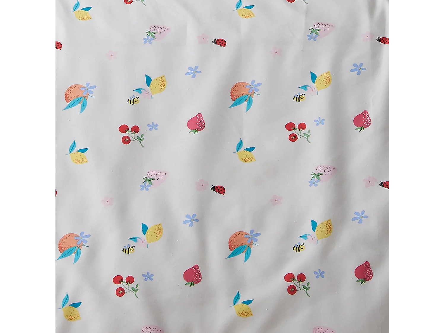 Catherine Lansfield Fruity Friends Single Fitted Sheet Bright