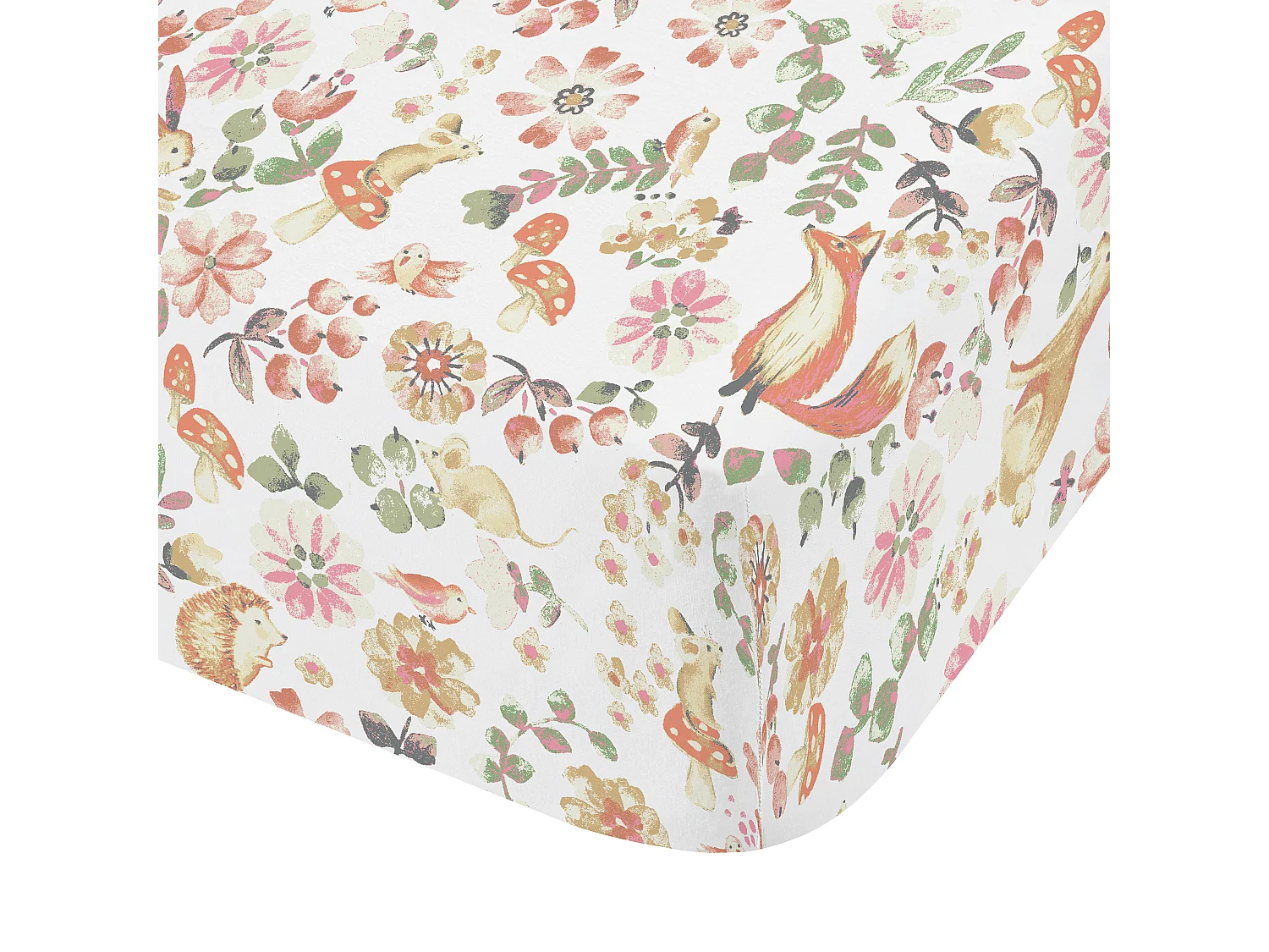 Catherine Lansfield Enchanted Butterfly Single Fitted Sheet Pink