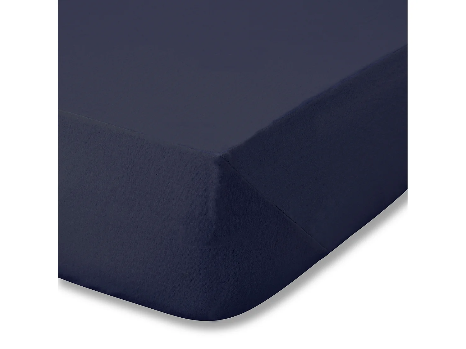Catherine Lansfield Brushed Cotton King Fitted Sheet Navy Blue