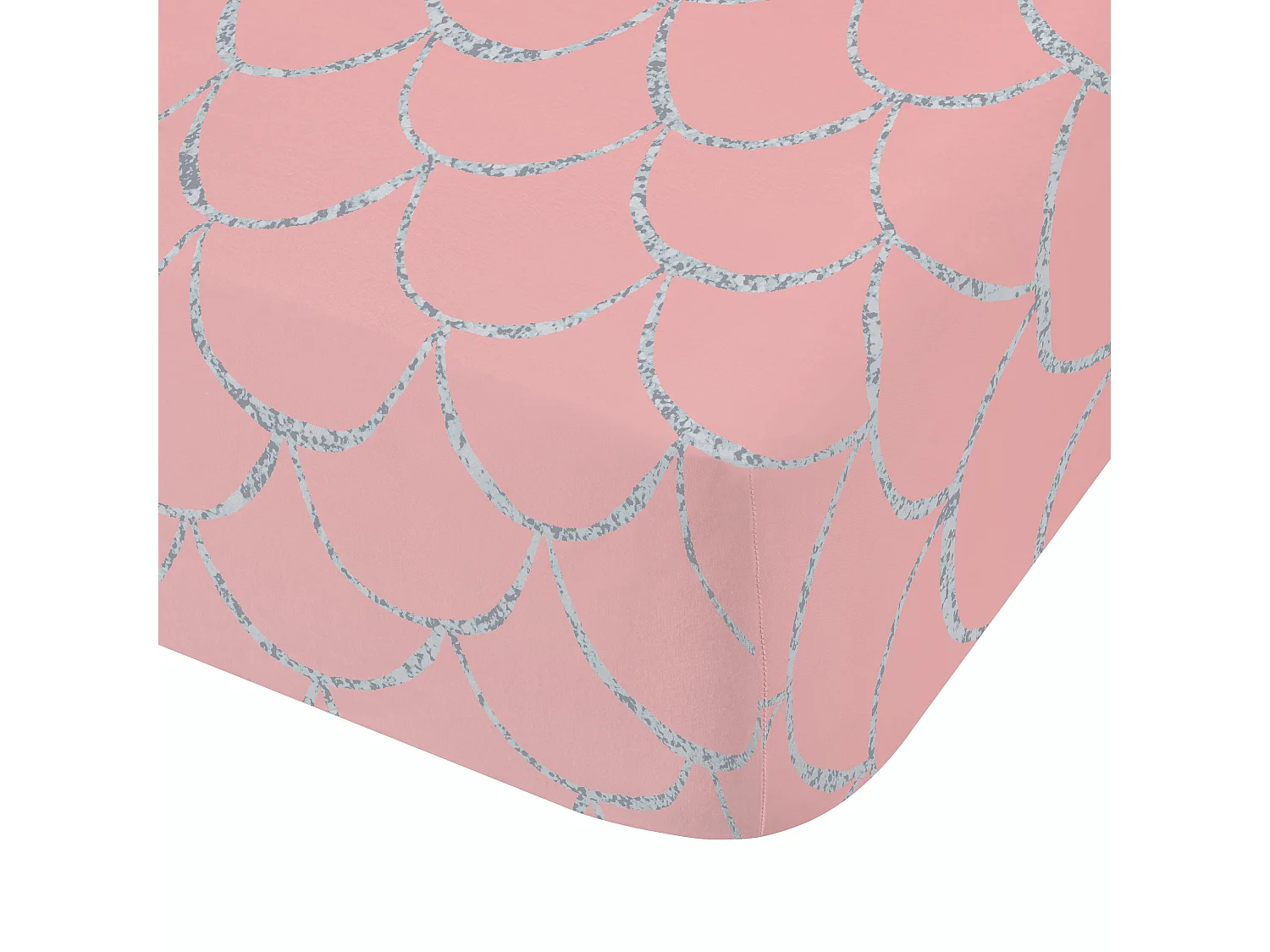 Catherine Lansfield Mermaid Ombre Single Fitted Sheet Pink Blue