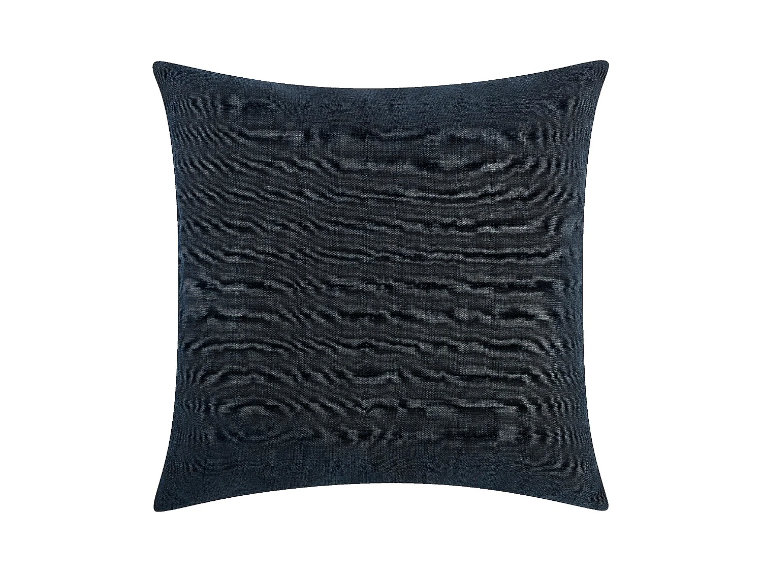 Habitat - Coussin brodé en lin - 45 x 45 cm - Bleu nuit - Design by Floriane Jacques - Carmen
