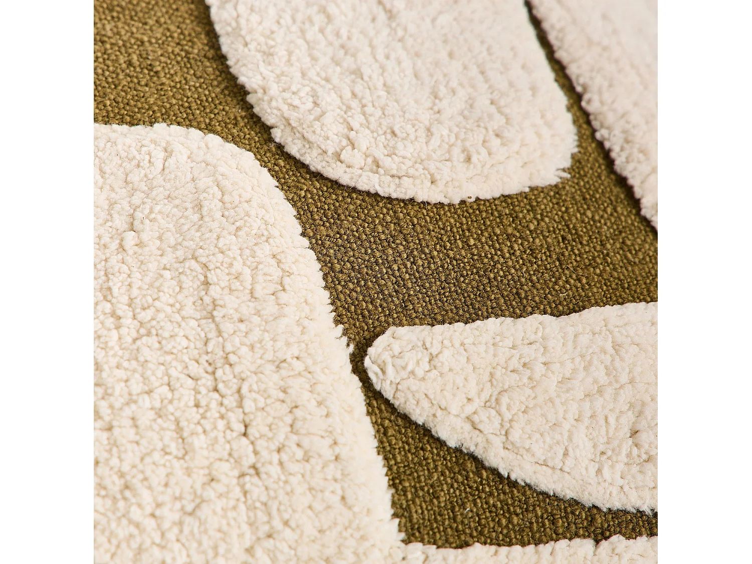 Habitat - Coussin tufté en coton - 45 x 45 cm - Bronze - Anouk