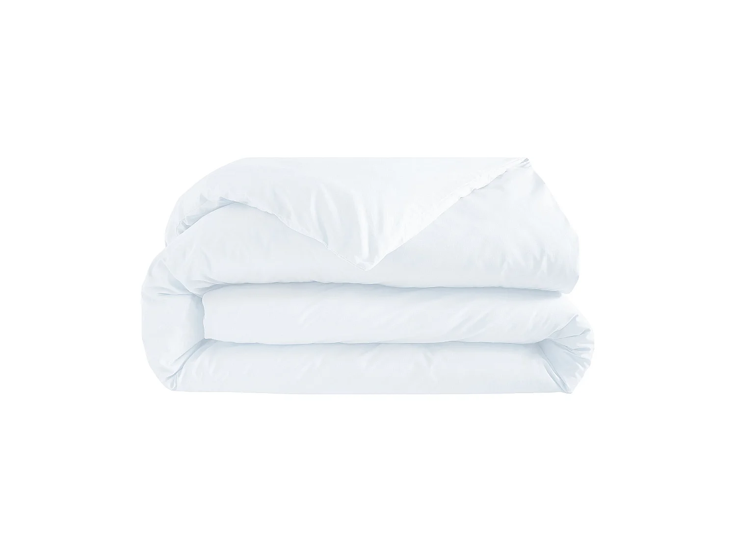 Habitat - Housse de couette en percale de coton - 140 x 200 cm - Blanc - Amance