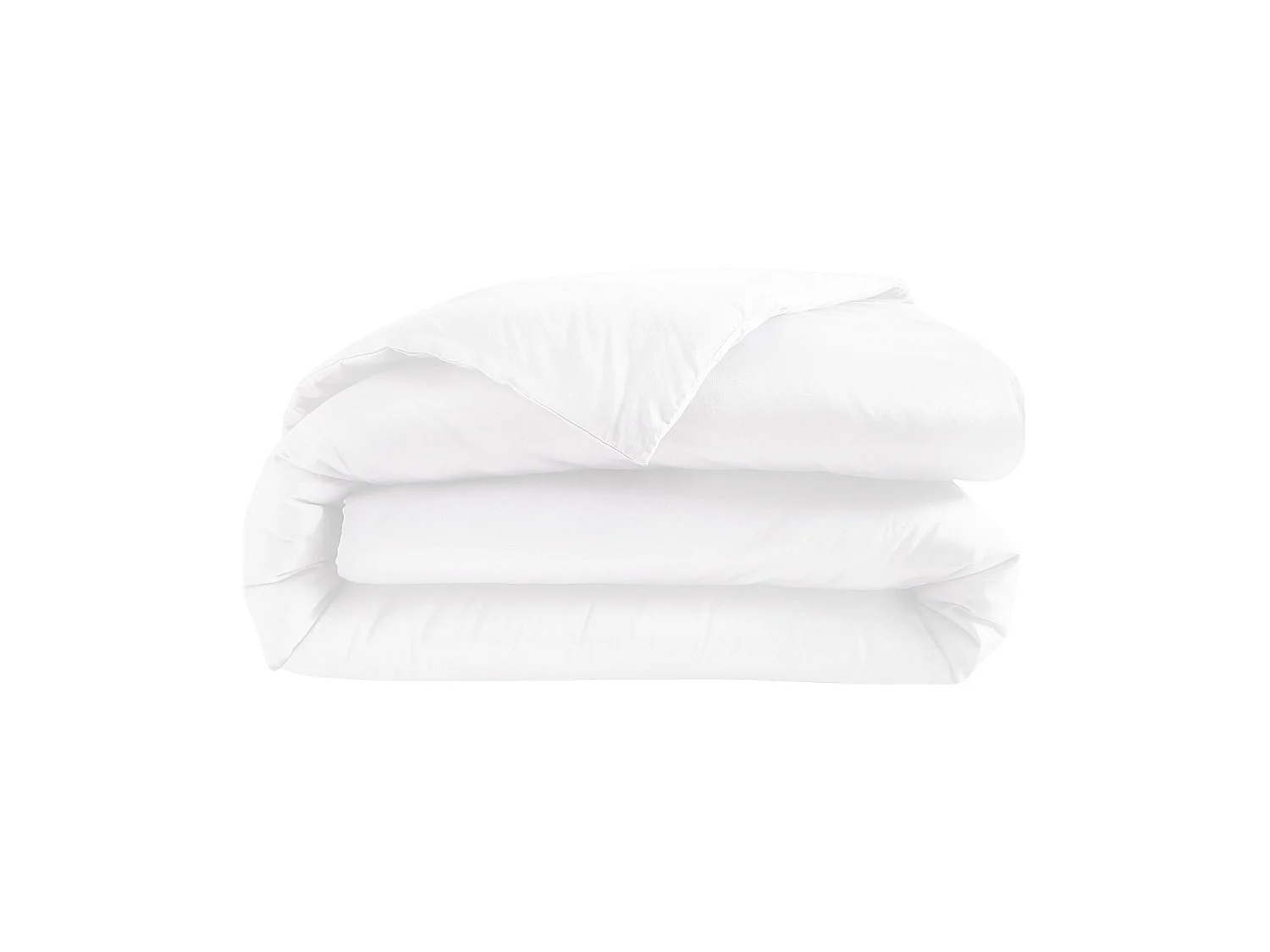 Habitat - Housse de couette en satin de coton - 240 x 220 cm - Blanc - Alexane