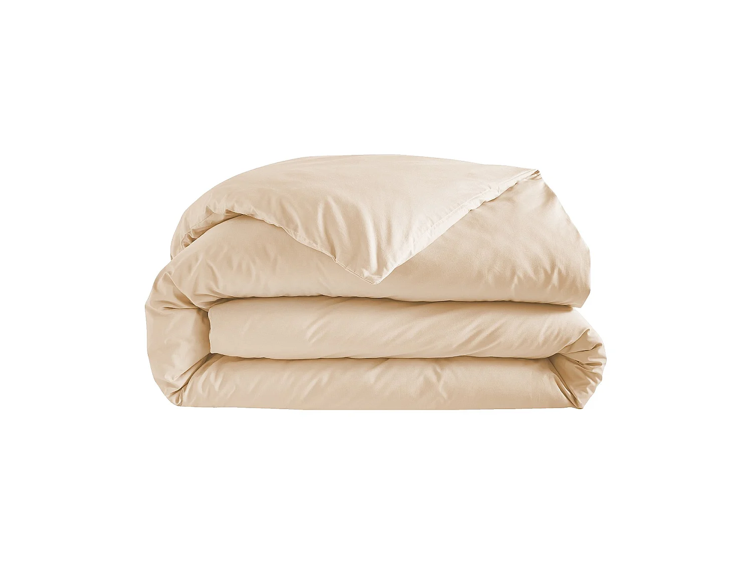 Habitat - Housse de couette en percale de coton - 240 x 220 cm - Ivoire - Amance