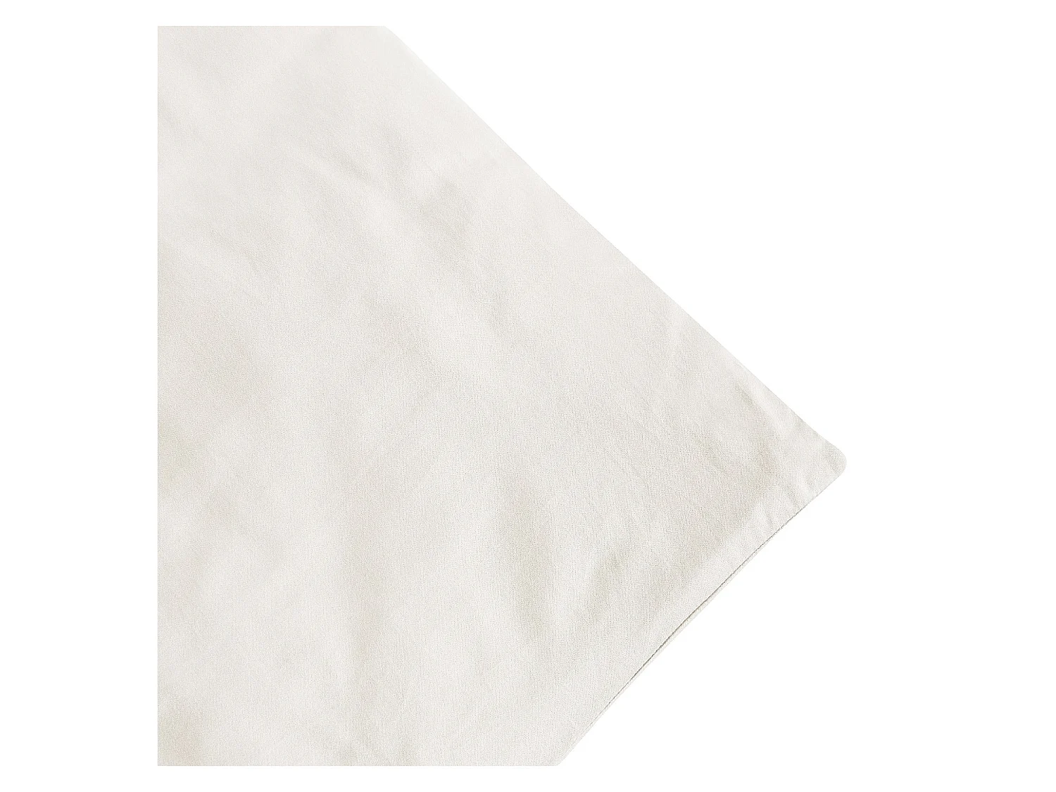 Habitat - Housse de couette en satin de coton - 240 x 220 cm - Sable - Alexane