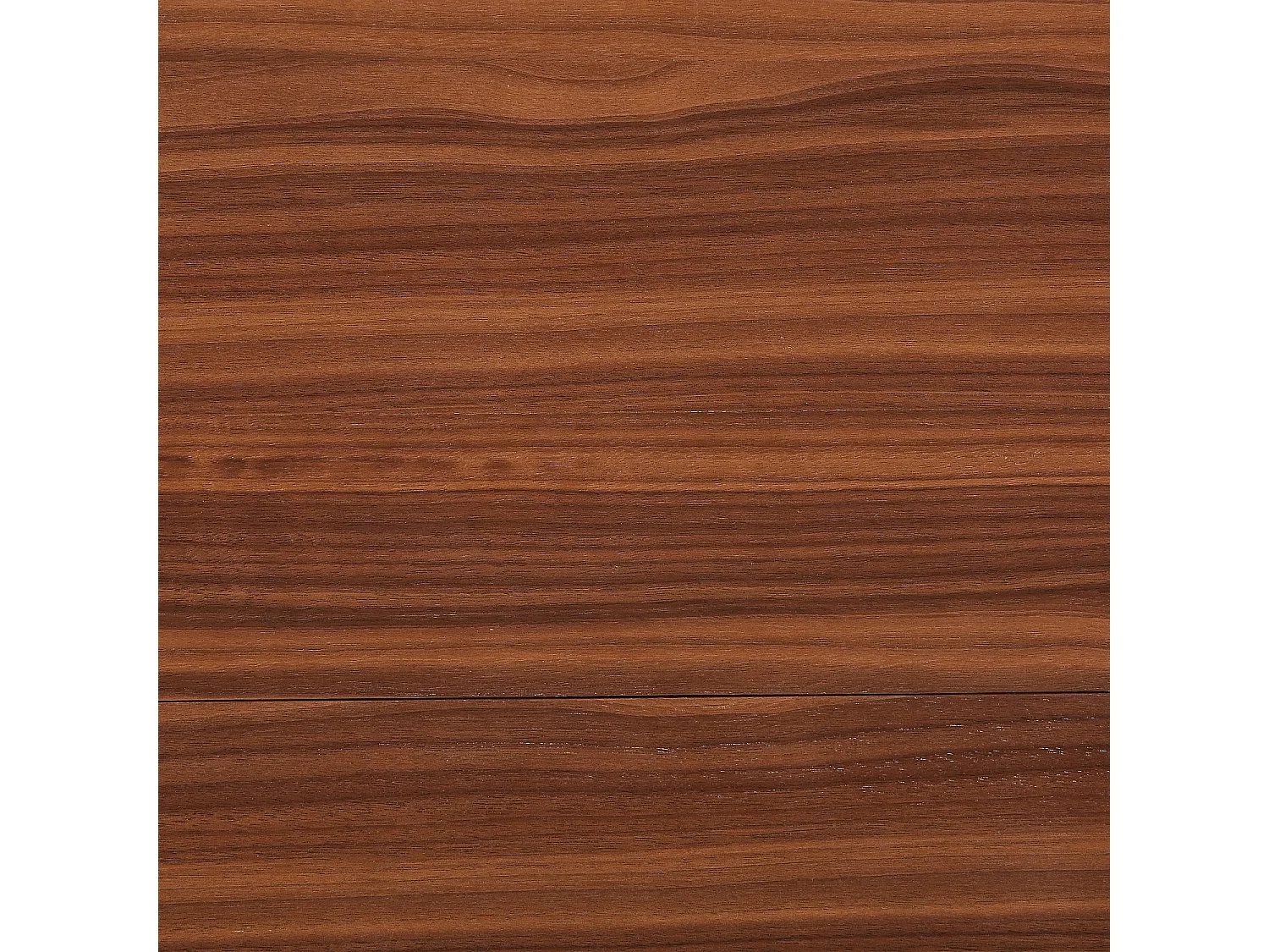 Habitat - Table à manger ronde extensible en noyer - 2 à 6 couverts - Naturel foncé - Moder II