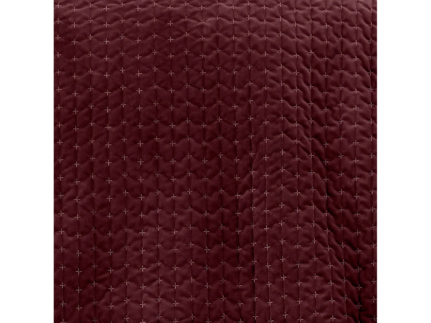 Bianca Fine Linens Attica Velvet Embroidered 240x260cm Bedspread Burgundy