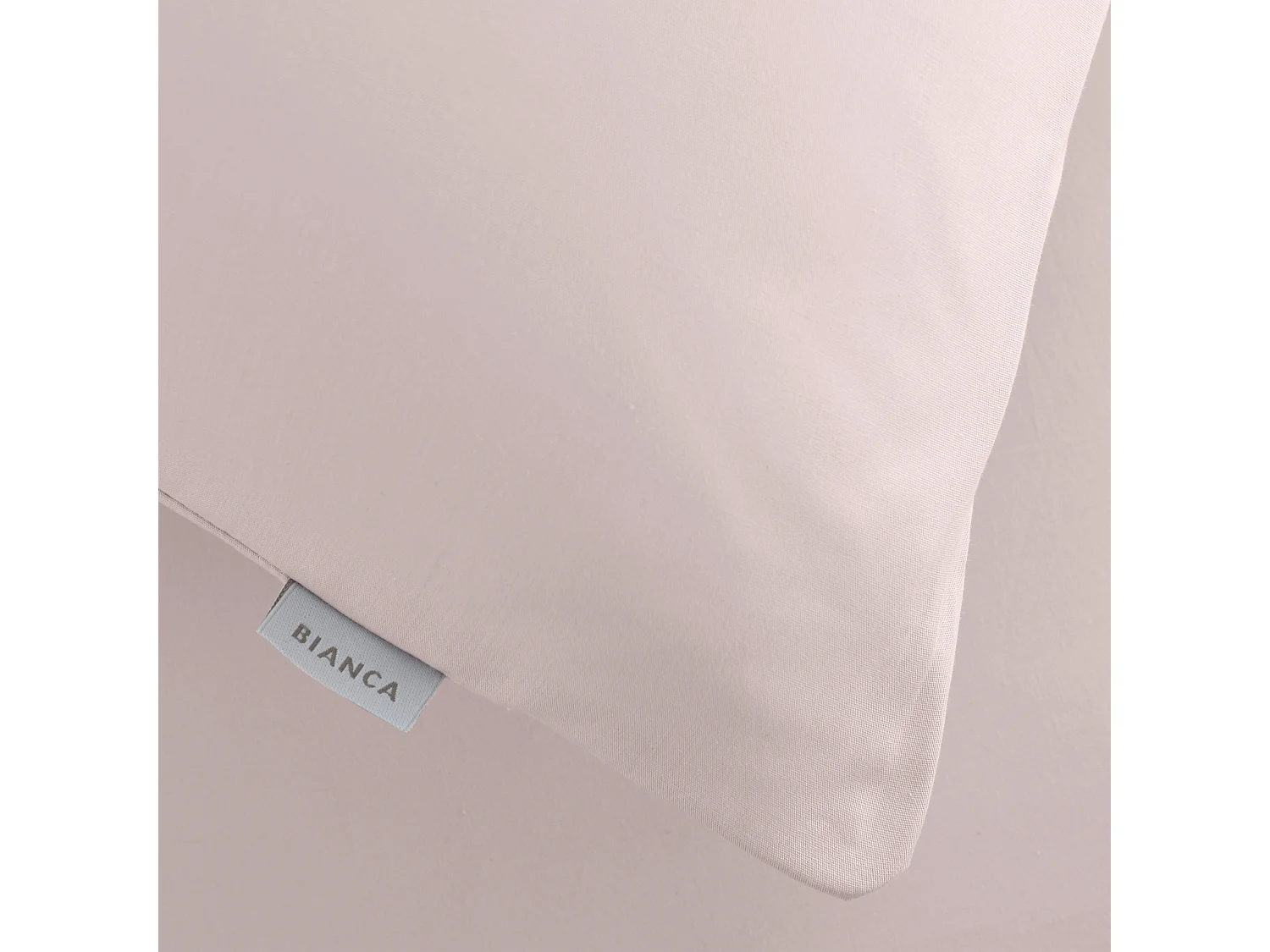 Bianca Fine Linens 200 Thread Count Cotton Percale Standard Pillowcase Pair Blush Pink