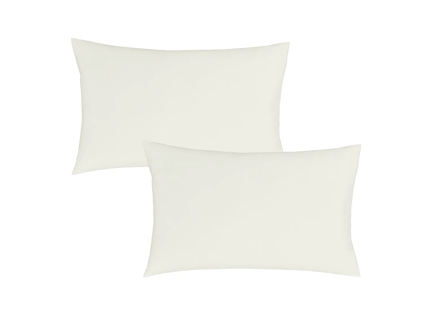 Bianca Fine Linens 180 Thread Count Egyptian Cotton Standard Pillow case Pair Cream