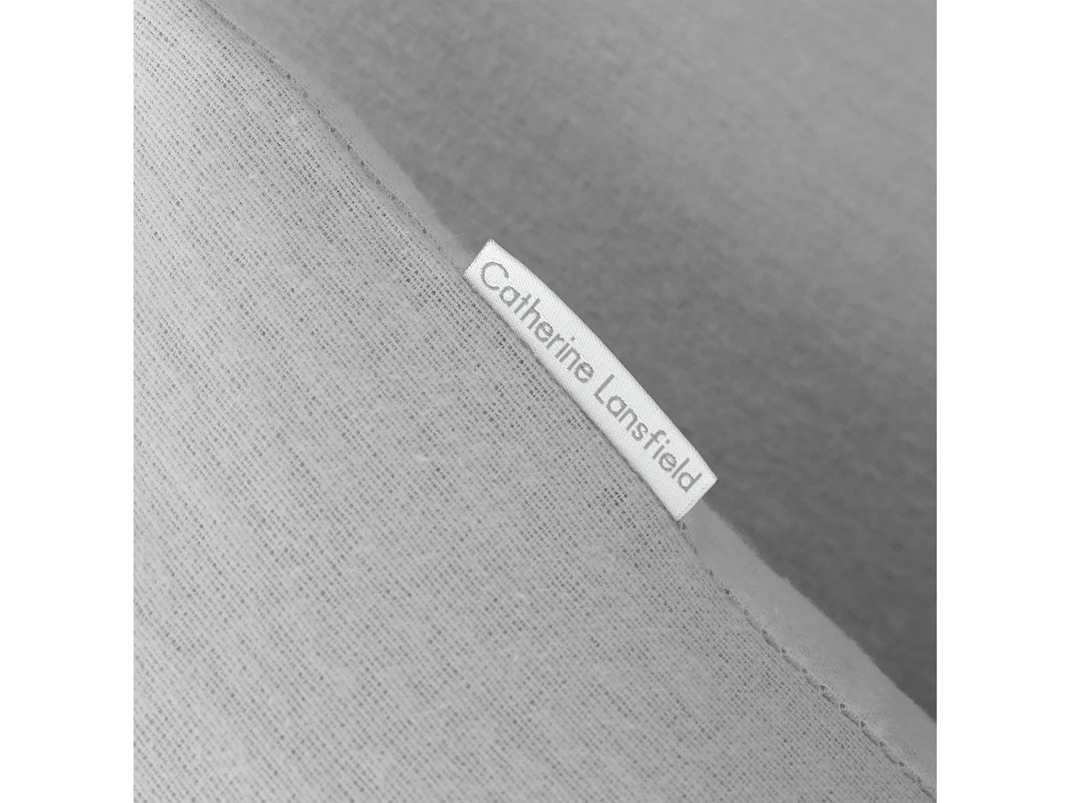 Catherine Lansfield Brushed Cotton Standard Pillow case Pair Grey