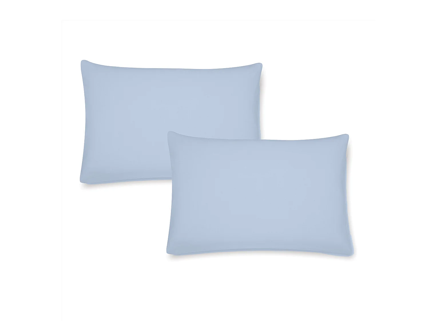 Catherine Lansfield Brushed Cotton Standard Pillow case Pair Blue