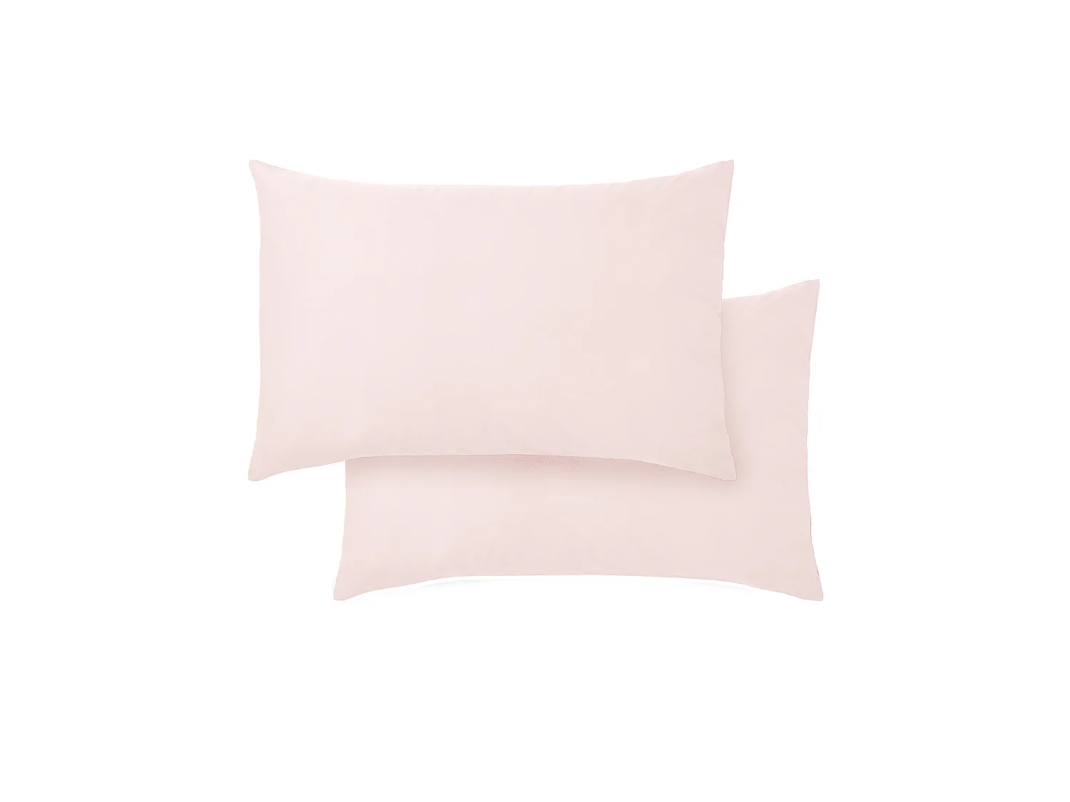 Bianca Fine Linens 400 Thread Count Cotton Sateen Standard Pillowcase Pair Blush Pink
