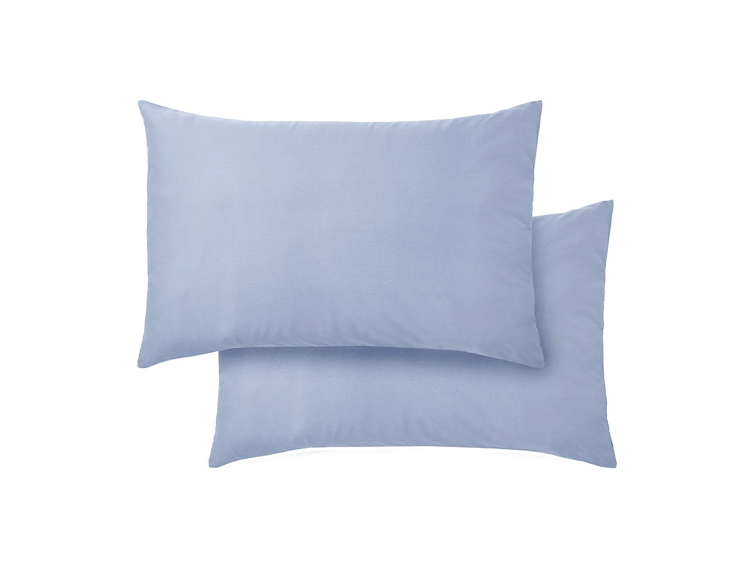 Bianca Fine Linens 400 Thread Count Cotton Sateen Standard Pillowcase Pair Blue