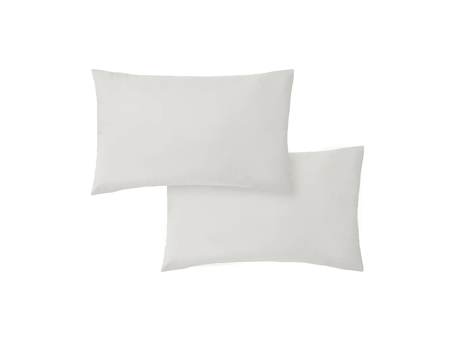 Bianca Fine Linens 400 Thread Count Cotton Sateen Standard Pillowcase Pair Cream