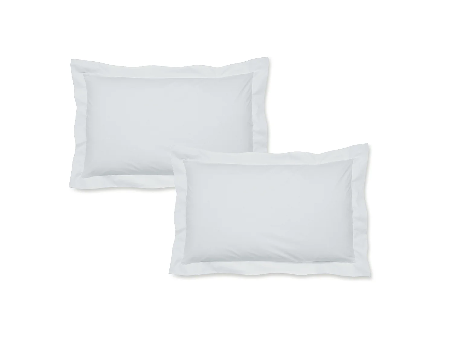 Catherine Lansfield Easy Iron Percale Oxford Pillowcase Pair White