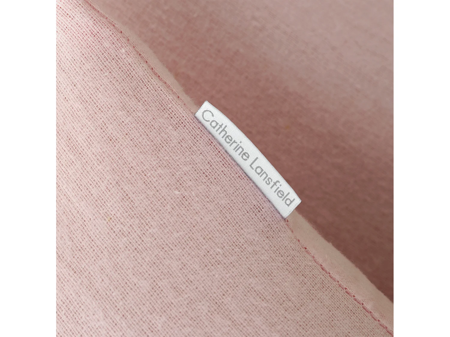 Catherine Lansfield Brushed Cotton Standard Pillow case Pair Pink