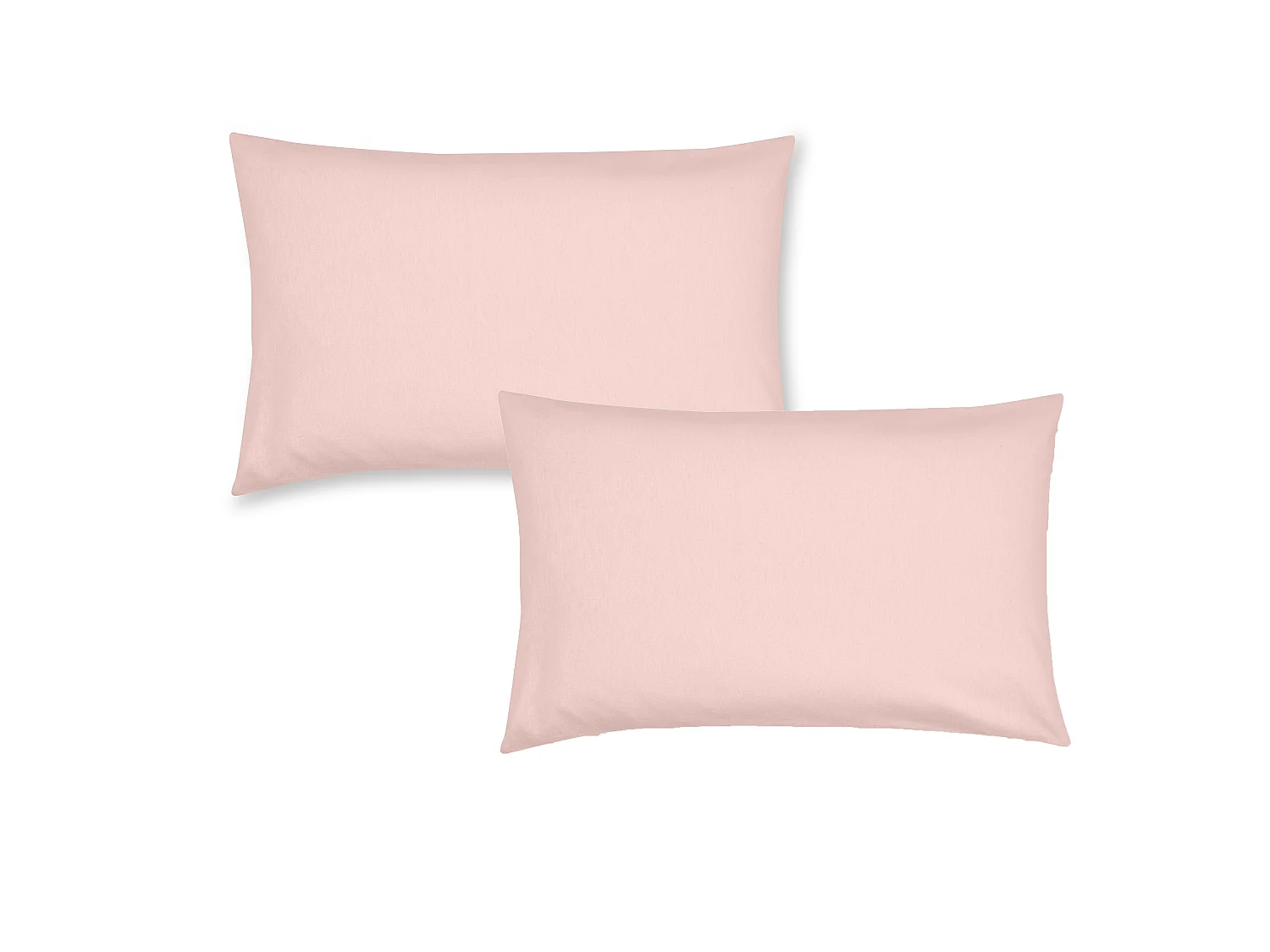 Catherine Lansfield Brushed Cotton Standard Pillow case Pair Pink